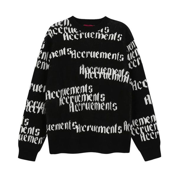 men's sweaters leviortin streetwear pullover letter knitted sweater harajuku fashion casual hip hop knitwear knit, White;black
men's sweaters leviortin streetwear pullover letter knitted sweater harajuku fashion casual hip hop knitwear knit, White;black