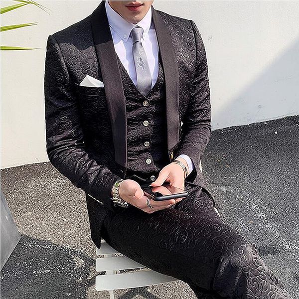 men's suits & blazers deluxe men's suit design, real style, blue, black, red, white, pink, floral pattern, stage attire, singers,, White;black
men's suits & blazers deluxe men's suit design, real style, blue, black, red, white, pink, floral pattern, stage attire, singers,, White;black