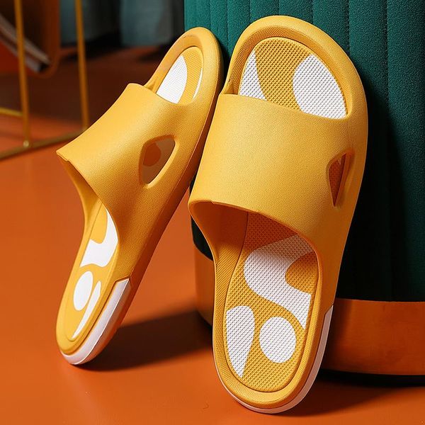 slippers women indoor floor flat soft sole shoes eva flip flops female anti-slip bath home slides summer sandals, Black