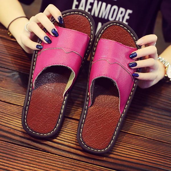 slippers 2021 genuine leather shoes couple summer indoor home women men plus size 35-44 high quality, Black
slippers 2021 genuine leather shoes couple summer indoor home women men plus size 35-44 high quality, Black