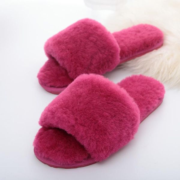 slippers 100% real wool natural fur home indoor winter lady shoes women casual house, Black
slippers 100% real wool natural fur home indoor winter lady shoes women casual house, Black