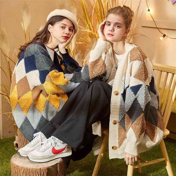 sweaters women cardigans single breasted patchwork chic leisure stylish teens all-match daily outwear jumpers loose winter cloth 210517, White;black
sweaters women cardigans single breasted patchwork chic leisure stylish teens all-match daily outwear jumpers loose winter cloth 210517, White;black