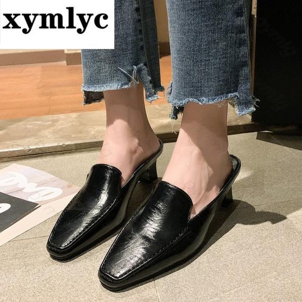 slippers handmade genuine leather shoes fashion women female mules zapatillas mujer casa, Black
slippers handmade genuine leather shoes fashion women female mules zapatillas mujer casa, Black