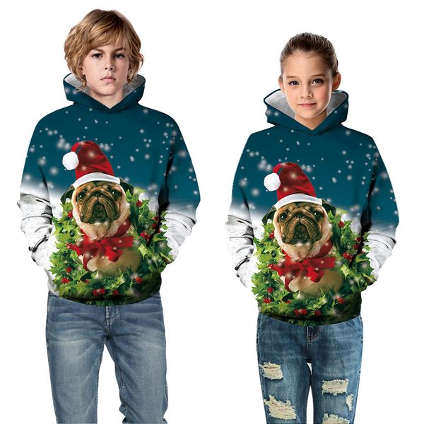 christmas snowman digital printing children's hooded long sleeve sweater casual fashion loose children's hoodie, Black
christmas snowman digital printing children's hooded long sleeve sweater casual fashion loose children's hoodie, Black