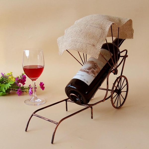 tablewine racks iron rickshaw shape creative chinese style bottle stand metal holder home bar vino porte bouteille vin
tablewine racks iron rickshaw shape creative chinese style bottle stand metal holder home bar vino porte bouteille vin
