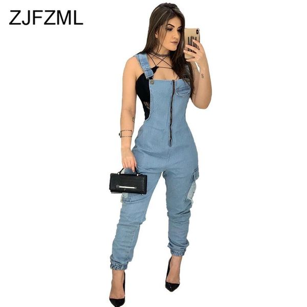 women's jumpsuits & rompers spaghetti strap casual denim long jumpsuit women fashion front zipper sleeveless romper summer backless plu, Black;white
women's jumpsuits & rompers spaghetti strap casual denim long jumpsuit women fashion front zipper sleeveless romper summer backless plu, Black;white