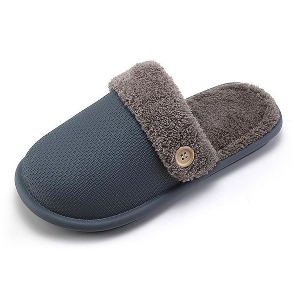 fashion waterproof cotton slippers plus velvet removable couples home anti-slip plush, Black
fashion waterproof cotton slippers plus velvet removable couples home anti-slip plush, Black
