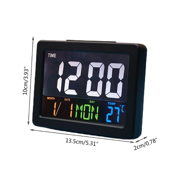 other clocks & accessories color large screen lcd electronic clock deskdigital alarm creative timer display table timing device
other clocks & accessories color large screen lcd electronic clock deskdigital alarm creative timer display table timing device
