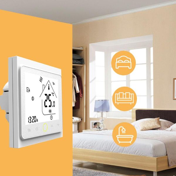 smart home control wifi thermostat temperature controller boiler heating lcd display room improvement
smart home control wifi thermostat temperature controller boiler heating lcd display room improvement