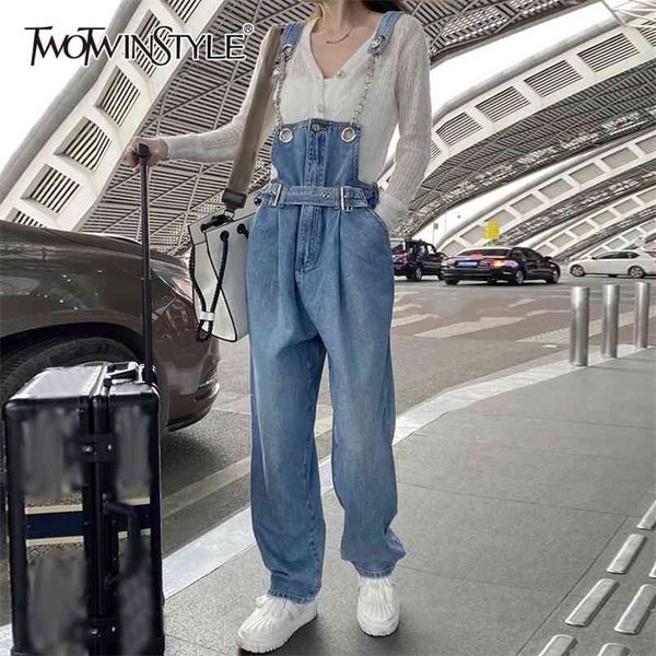 casual patchwork chain denim trousers for women high waist straight loose overalls female spring fashion style 210521, Blue
casual patchwork chain denim trousers for women high waist straight loose overalls female spring fashion style 210521, Blue