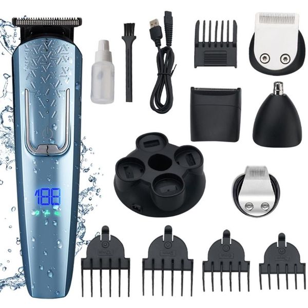 hair clippers 5-in-1 beard trimmer kit w/ digital display 120 mins run time usb rechargeable wet/dry use washable for men home travel
hair clippers 5-in-1 beard trimmer kit w/ digital display 120 mins run time usb rechargeable wet/dry use washable for men home travel