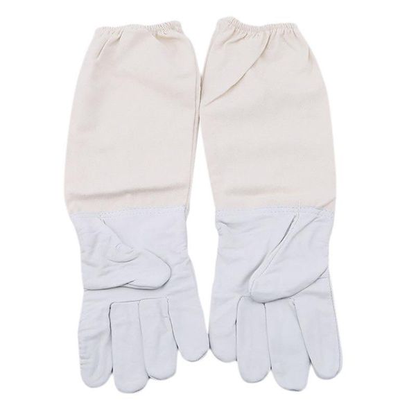 disposable gloves 1 pair white beekeeping sheepskin thick canvas anti-bite long sleeves arm 203
disposable gloves 1 pair white beekeeping sheepskin thick canvas anti-bite long sleeves arm 203