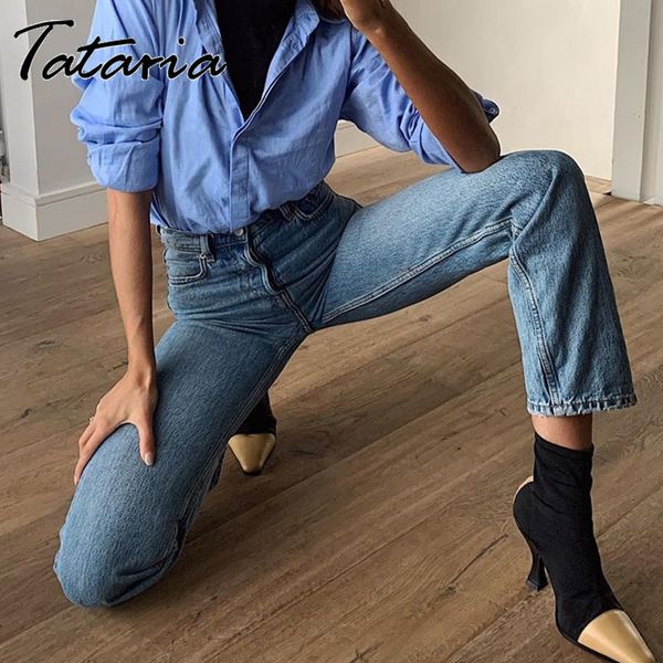 vintage blue boyfriend jeans for women high waist loose harem denim pants full length mom female streetwear trousers 210514
vintage blue boyfriend jeans for women high waist loose harem denim pants full length mom female streetwear trousers 210514