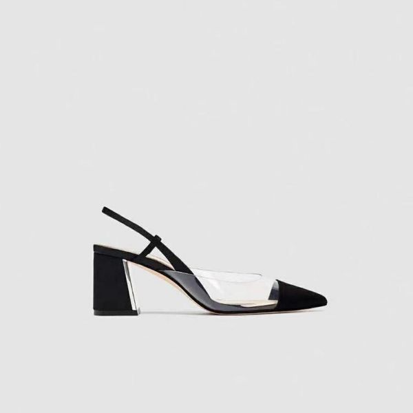 slippers meriahzheng women's shoes chunky heel high stitching low-cut toe back strap buckle mid-heel, Black
slippers meriahzheng women's shoes chunky heel high stitching low-cut toe back strap buckle mid-heel, Black