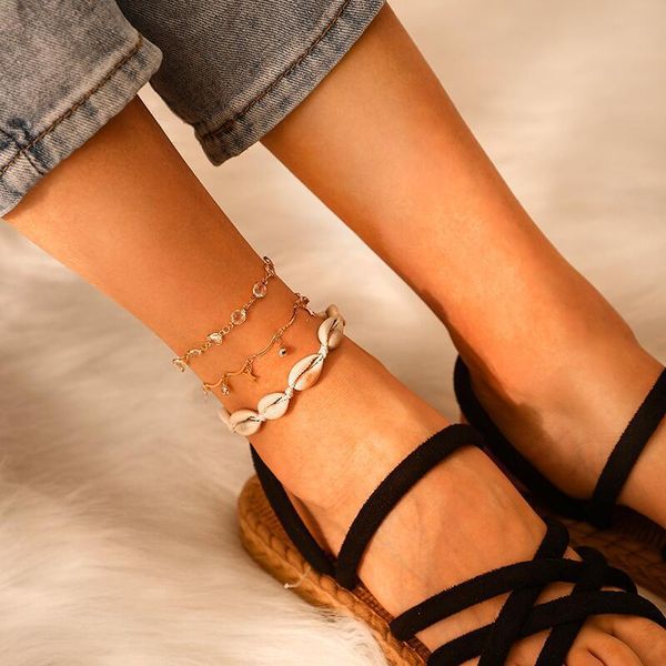 anklets trendy summer sea shell star pendant anklet bracelets multi layer mosaic crystal gold color chain jewelry, Red;blue
anklets trendy summer sea shell star pendant anklet bracelets multi layer mosaic crystal gold color chain jewelry, Red;blue