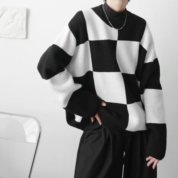 men's sweaters 2021 college style coats plaid printing cashmere pullover round neck wool keep warm soft knitting plus size -xl, White;black
men's sweaters 2021 college style coats plaid printing cashmere pullover round neck wool keep warm soft knitting plus size -xl, White;black