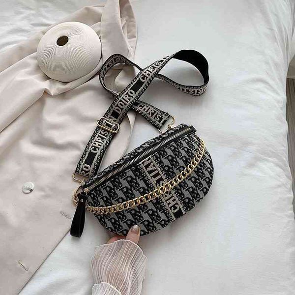 2022 factory wholesale waist women's fashion style single shoulder cross sling canvas chain strap versatile embroidery bag dumpling
2022 factory wholesale waist women's fashion style single shoulder cross sling canvas chain strap versatile embroidery bag dumpling