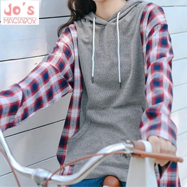 women's hoodies & sweatshirts womens oversized tracksuits harajuku long sleeve hooded pullovers plaid plus size spring autumn, Black
women's hoodies & sweatshirts womens oversized tracksuits harajuku long sleeve hooded pullovers plaid plus size spring autumn, Black