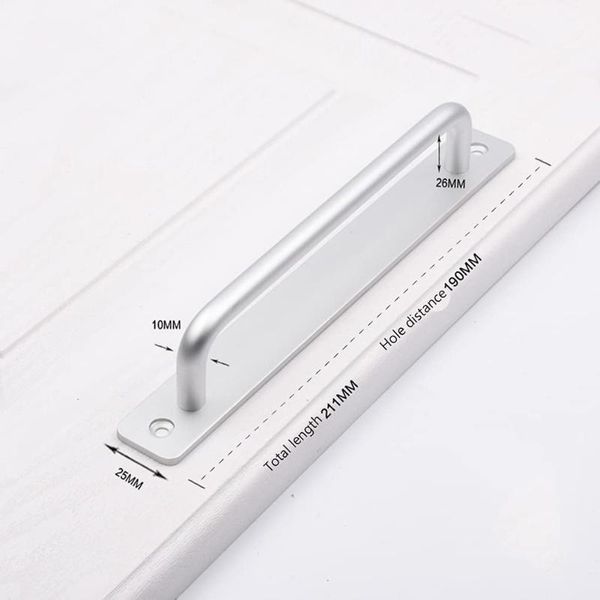 handles & pulls 1pc 212/244mm gate aluminium alloy door handle sliding barn pull modern simple for cabinet bedroom
handles & pulls 1pc 212/244mm gate aluminium alloy door handle sliding barn pull modern simple for cabinet bedroom