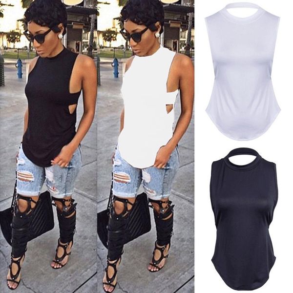 women's tanks & camis pure color ladies summer vests women loose soft tank sleeveless hollow out casual female ly streetwears, White
women's tanks & camis pure color ladies summer vests women loose soft tank sleeveless hollow out casual female ly streetwears, White