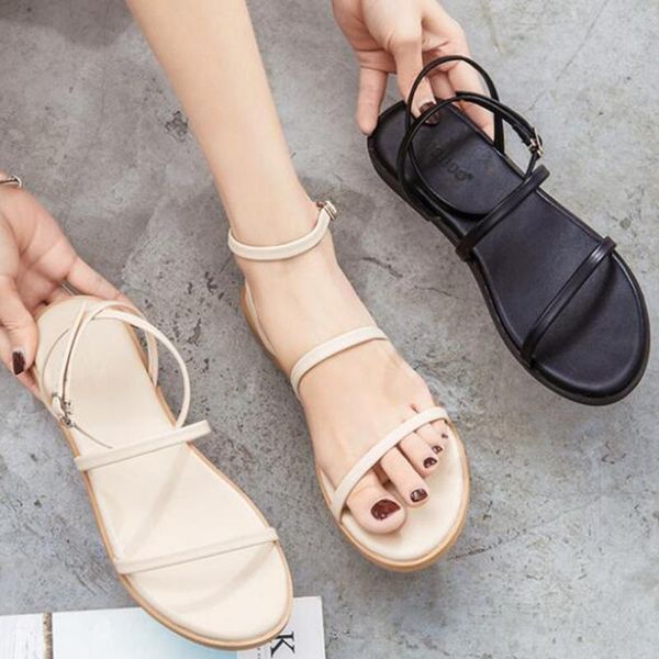 sandalias mujer women's ladies fashion open-toed ankle flat heel sandals roman casual shoes woman beach summer xx249, Black
sandalias mujer women's ladies fashion open-toed ankle flat heel sandals roman casual shoes woman beach summer xx249, Black