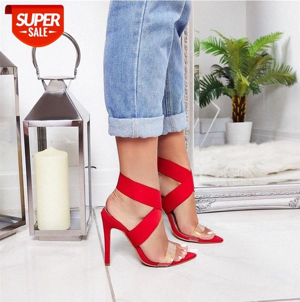 european and american sandals pointed toe transparent cross strap stilettos large size 43 #2y2b, Black
european and american sandals pointed toe transparent cross strap stilettos large size 43 #2y2b, Black