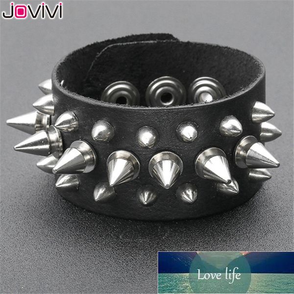 jovivi wide genuine leather spike studded rivet biker skull bangle cuff bracelet punk rock black adjustable wristband 6.6-8"inch factor, Golden;silver
jovivi wide genuine leather spike studded rivet biker skull bangle cuff bracelet punk rock black adjustable wristband 6.6-8"inch factor, Golden;silver