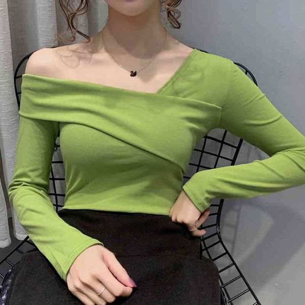 women's t-shirt shintimes t shirt long sleeve basic cotton slim autumn winter slash neck tshirt camiseta mujer zwv5, White
women's t-shirt shintimes t shirt long sleeve basic cotton slim autumn winter slash neck tshirt camiseta mujer zwv5, White