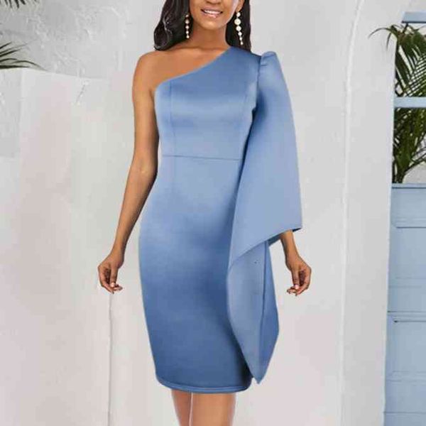 two piece dress women party sky blue ruffles one shoulder bodycon night out date birthday event elastic celebrate summer gow, White
two piece dress women party sky blue ruffles one shoulder bodycon night out date birthday event elastic celebrate summer gow, White