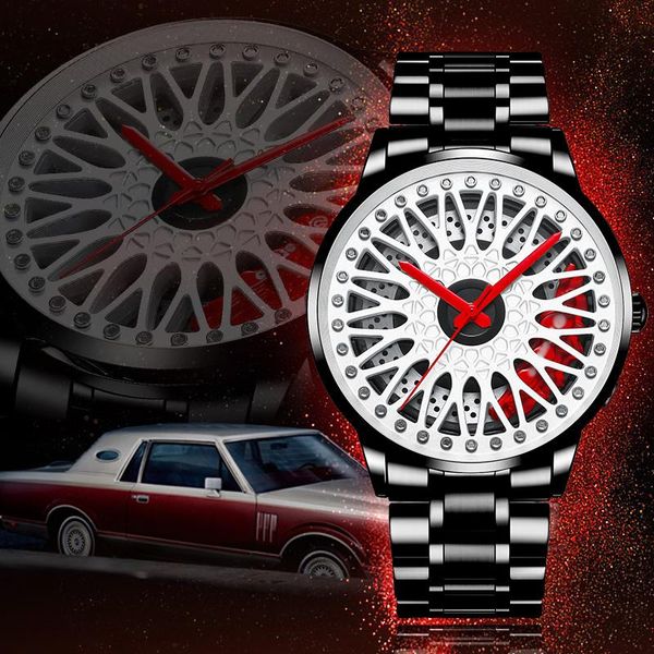 wristwatches nektom men watch sports car quartz wheel rim design stainless steel wristwatch waterproof watches fashion, Slivery;brown
wristwatches nektom men watch sports car quartz wheel rim design stainless steel wristwatch waterproof watches fashion, Slivery;brown