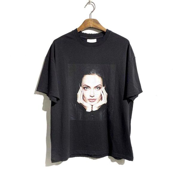 men's t-shirts american high street brand head portrait printing clothing t-shirt streetwear woman clothes oversize crop top, White;black
men's t-shirts american high street brand head portrait printing clothing t-shirt streetwear woman clothes oversize crop top, White;black