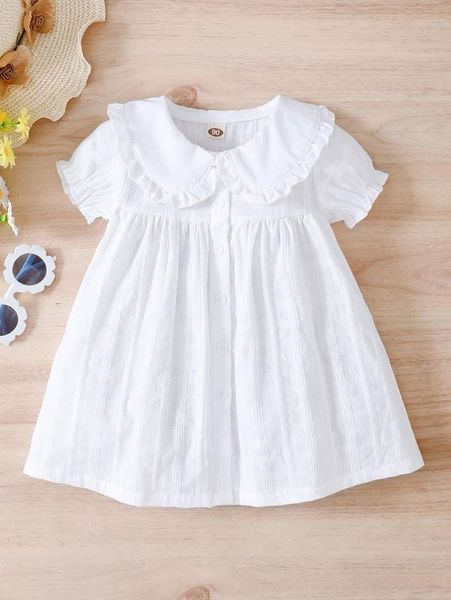 toddler girls puff sleeve frilled statement collar dress she, Red;yellow
toddler girls puff sleeve frilled statement collar dress she, Red;yellow