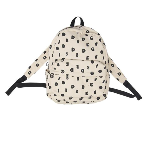 school bags harajuku letter printed backpack large capacity travel bag women's rucksack adjustable shoulder strap
school bags harajuku letter printed backpack large capacity travel bag women's rucksack adjustable shoulder strap