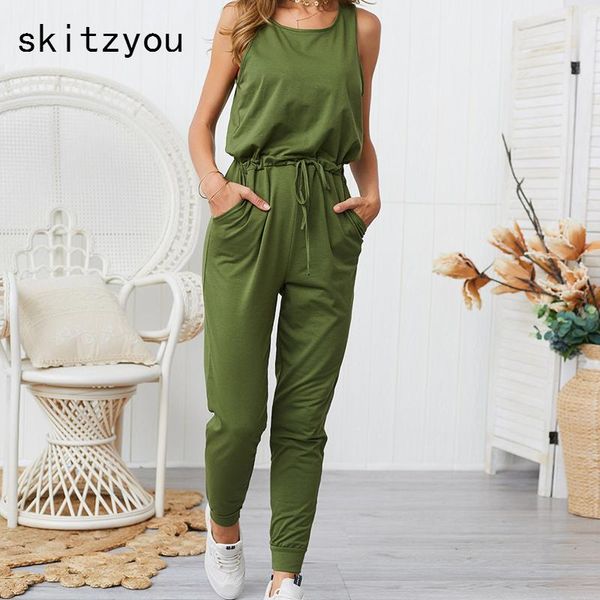 women's jumpsuits & rompers skitzyou summer casual long womens sleeveless red black elastic waist loose female playsuits overalls, Black;white
women's jumpsuits & rompers skitzyou summer casual long womens sleeveless red black elastic waist loose female playsuits overalls, Black;white