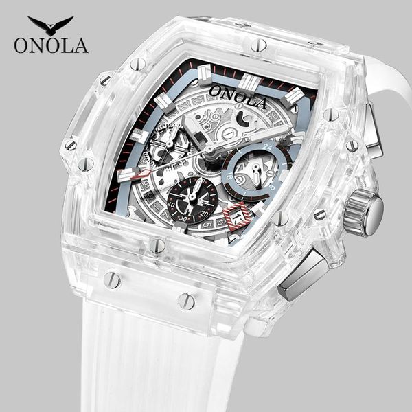 wristwatches onola relogio masculino waterproof watches men luminous quartz wristwatch white silicone strap male clock 6811, Slivery;brown
wristwatches onola relogio masculino waterproof watches men luminous quartz wristwatch white silicone strap male clock 6811, Slivery;brown