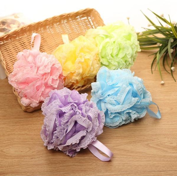 100pcs/lot thicken bath cleansing lace bathing ball massage puff sponge shower mesh net scrub skin bathing products wholesale
100pcs/lot thicken bath cleansing lace bathing ball massage puff sponge shower mesh net scrub skin bathing products wholesale