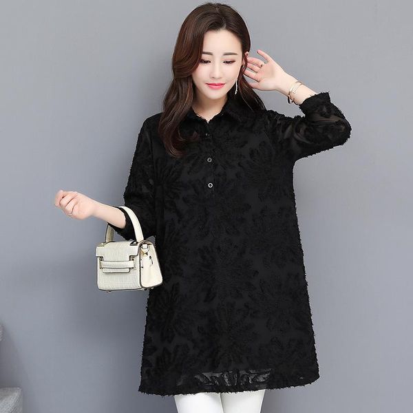 women's blouses & shirts 2021 women chiffon loose tide han fan long in blouse shirt white black 9344
women's blouses & shirts 2021 women chiffon loose tide han fan long in blouse shirt white black 9344