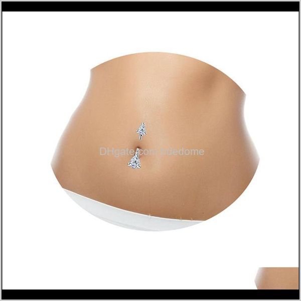 & bell button rings jewelry delivery 2021 blingbling short version of zircon drop nail is a cross-border body piercing cz navel ring 7oifp, Silver
& bell button rings jewelry delivery 2021 blingbling short version of zircon drop nail is a cross-border body piercing cz navel ring 7oifp, Silver