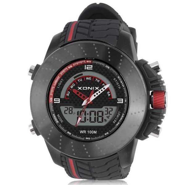 wristwatches 2021 nian racing series led luminous personality multifunction display electronic waterproof male table va, Slivery;brown
wristwatches 2021 nian racing series led luminous personality multifunction display electronic waterproof male table va, Slivery;brown