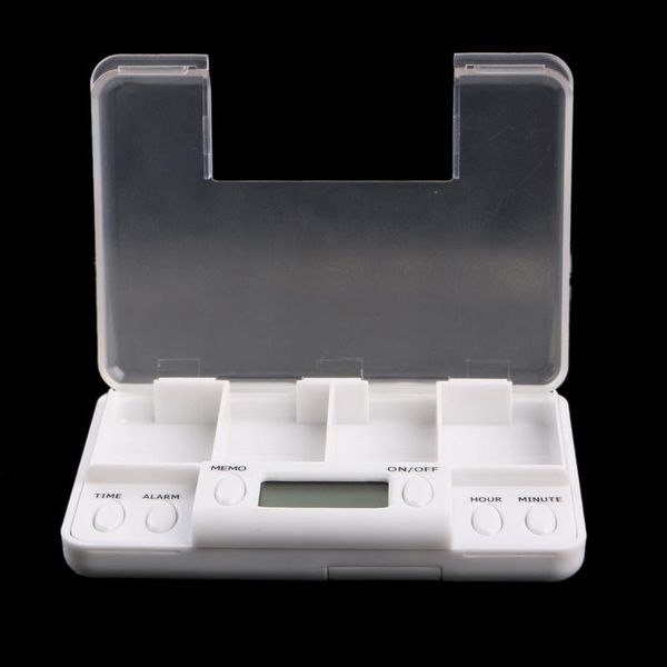 storage bottles & jars pills reminder alarm timer electronic box case organizer 4 grids 28ga
storage bottles & jars pills reminder alarm timer electronic box case organizer 4 grids 28ga