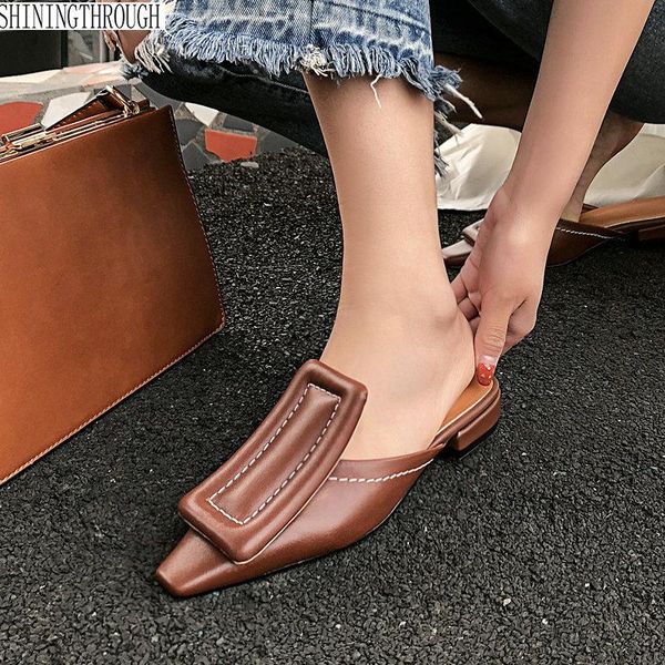 mules shoes women leather moccasins slip on ladies low heel loafers poined toe comfortable slippers, Black
mules shoes women leather moccasins slip on ladies low heel loafers poined toe comfortable slippers, Black