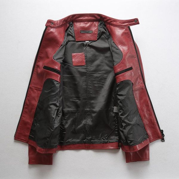 sheep jacket men's 100% genuine leather spring vintage red sheepskin coat classic jackets male fast ship & faux, Black
sheep jacket men's 100% genuine leather spring vintage red sheepskin coat classic jackets male fast ship & faux, Black