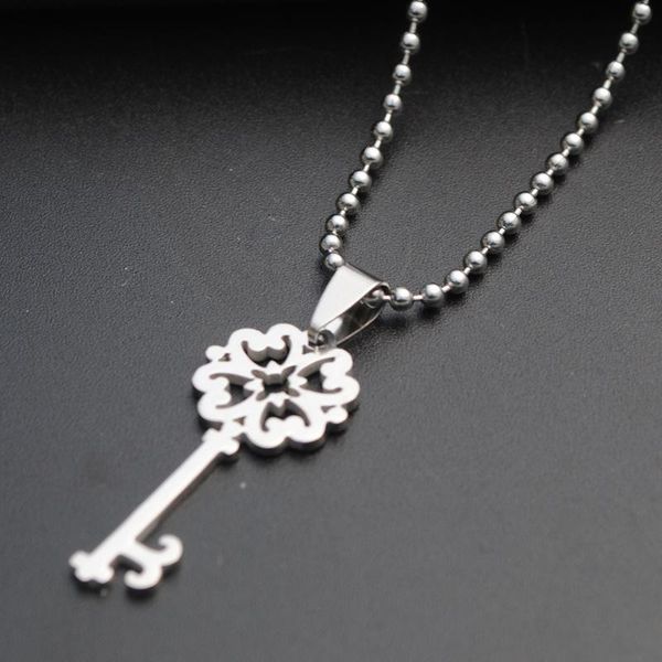 pendant necklaces 10 stainless steel retro flower key necklace love heart lock unique symbol snowflake unlocking tool hollow jewelry, Silver
pendant necklaces 10 stainless steel retro flower key necklace love heart lock unique symbol snowflake unlocking tool hollow jewelry, Silver
