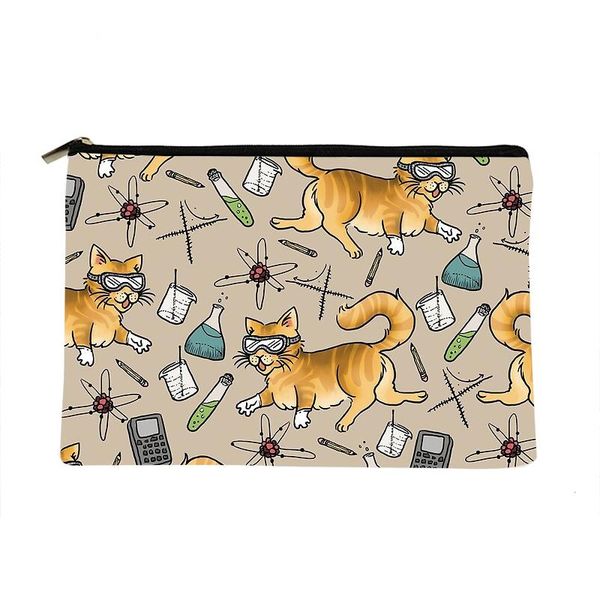 cosmetic bags & cases women science cats printed make up bag fashion cosmetics organizer for travel colorful storage lady
cosmetic bags & cases women science cats printed make up bag fashion cosmetics organizer for travel colorful storage lady