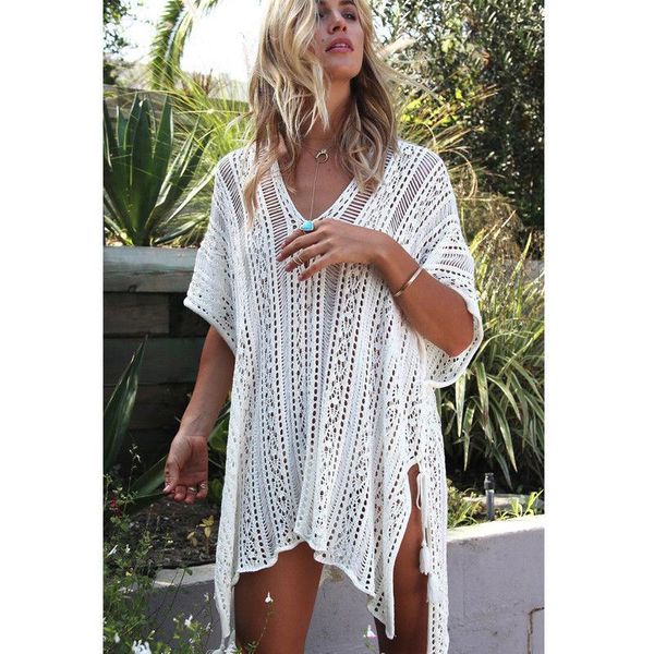 women beach cover up 2021 cardigan coat kaftan bikini dress tunics for saida de praia feminino women's swimwear, White;black
women beach cover up 2021 cardigan coat kaftan bikini dress tunics for saida de praia feminino women's swimwear, White;black