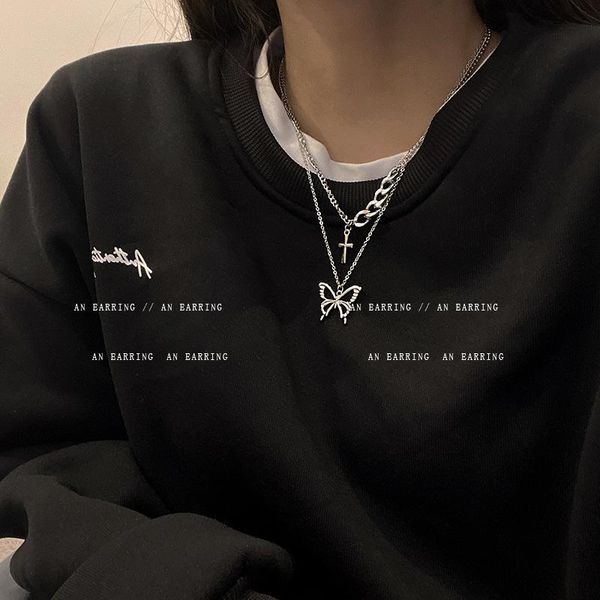 pendant necklaces bohemian hollow butterfly star necklace for women vintage hip hop on neck chocker girls korean jewelry gift, Silver
pendant necklaces bohemian hollow butterfly star necklace for women vintage hip hop on neck chocker girls korean jewelry gift, Silver