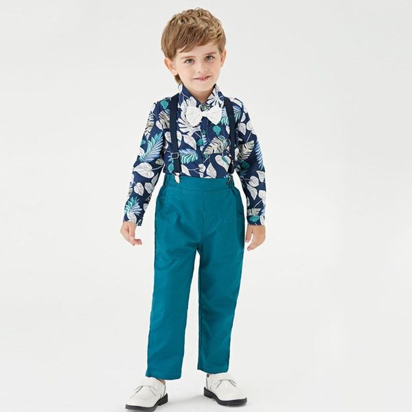clothing sets born clothes autumn winter boys long sleeve suspender trousers bow tie set sling casual gentleman formal suit, White
clothing sets born clothes autumn winter boys long sleeve suspender trousers bow tie set sling casual gentleman formal suit, White