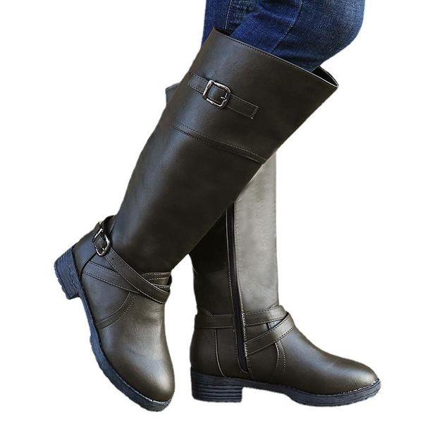 boots winter 2021 large women's knee high thick round toe spring and autumn shoes with little sole size 35---43, Black
boots winter 2021 large women's knee high thick round toe spring and autumn shoes with little sole size 35---43, Black