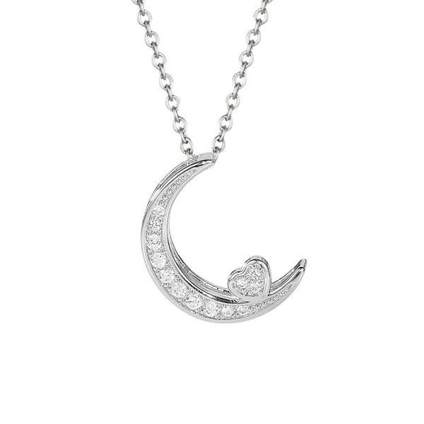 pendant necklaces fashion design women rhinestone moon shaped necklace cold wind temperament clavicle chain jewelry gift for lover, Silver
pendant necklaces fashion design women rhinestone moon shaped necklace cold wind temperament clavicle chain jewelry gift for lover, Silver