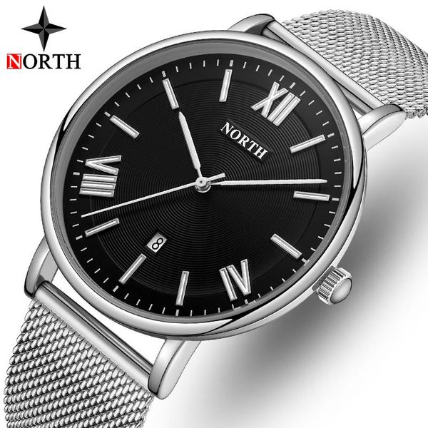 wristwatches north men watches fashion sport quartz watch simple stainless steel waterproofwatch clock relogio masculino, Slivery;brown
wristwatches north men watches fashion sport quartz watch simple stainless steel waterproofwatch clock relogio masculino, Slivery;brown